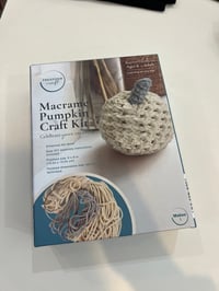 Image 2 of  Macramé pumpkin kit