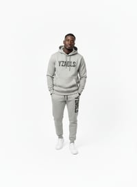 Image 4 of YB Abbreviated Bold Print Heavy Blend Jogger Suit