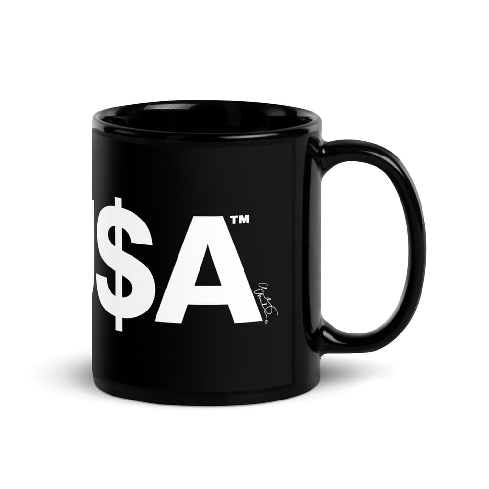 YOU$A™ | Official Black Glossy Mug (11oz & 15oz)