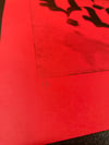 Monotype On Red 6