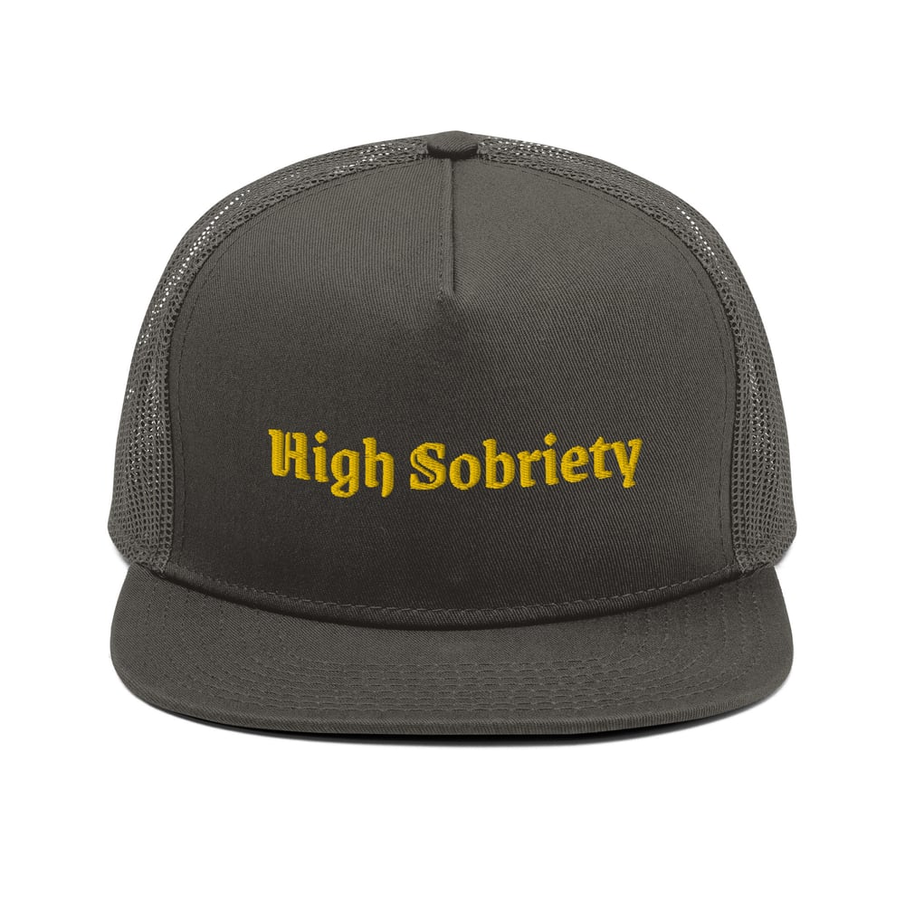 Image of "High Sobriety" Mesh Back Snapback