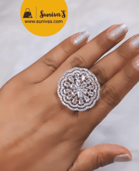 Image 2 of Manita_American Diamond Adjustable Ring