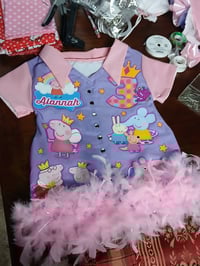 Image 3 of PEPPA PIG CUSTOM 3 PIECE DRESS SET 