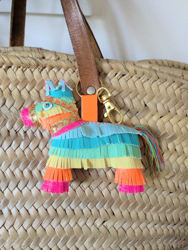 Image of Llama Pinata Bag Charm