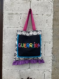 Image 1 of Bolsiña feita a man. GUERREIRA. Deseño exclusivo!