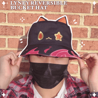 Image 4 of Genshin Impact - Lyney Lynette Reversible Bucket Hats