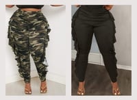 Casual Plus Fringe Pants 