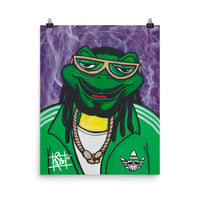 Image 2 of “Snoop Froggy Frog” matte fine art print