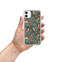 Image 6 of Boho Nature Cottagecore Inspired Fox Among Mushrooms Clear Case for iPhone®