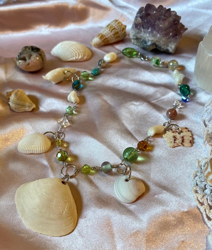 Image of Seashell Charm Necklace 