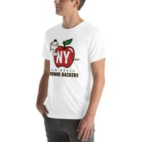Image 4 of Unisex T-Shirt, Apple (White)