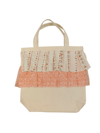 Image 2 of Canvas Ruffle Tote