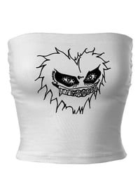 Gwap Heart White Tube Top 