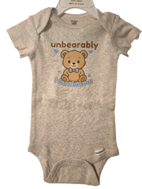 Image 2 of Unbearably Handome Baby Boy onesie
