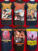 Image of Officially Licensed Viscera Infest Discograhy Cover Art Shirts!
