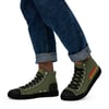Olive High Top Canvas Shoes - Men's sizes