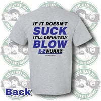 Image 3 of NEW E-Z Wurkz Tees + FREE Sticker! (Med-5XL)