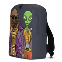 Image 4 of Bigfoot and Alien Chilling Backpack
