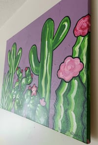 Image 4 of Large Cactus Painting