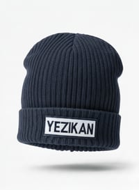 Image 5 of Yezikan Embroidered Patch Cuffed Knitted Cap