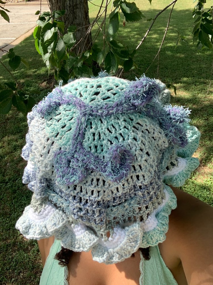 Image of ✧Frosted Ivy Mesh Hat
