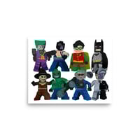 Lego Batman Characters Print