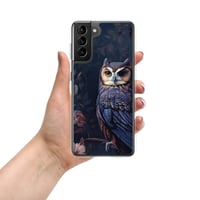 Image 9 of Baroque Style Gothic Inspired Owl Oil Painting Clear Case for Samsung®