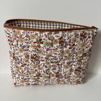 Image 4 of Autumn In The 90s Handmade Quilted Makeup Bag
