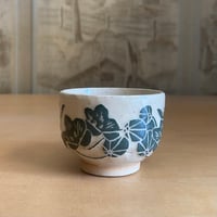 Image 2 of mini bowl, french blue nasturtium