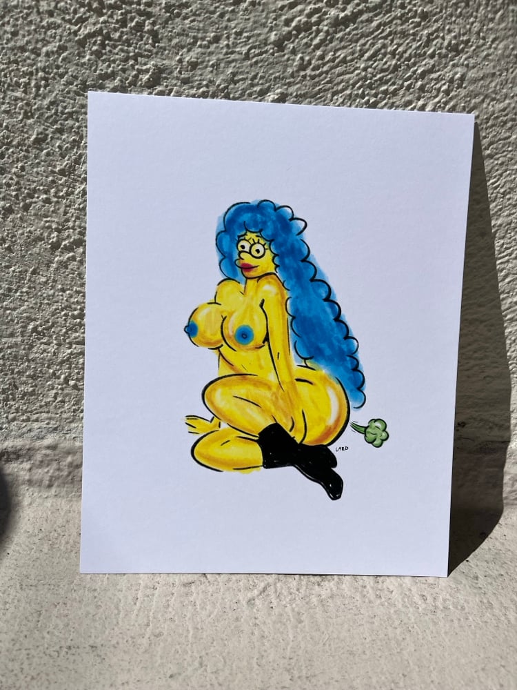 Image of LARGE FARTIN MARGE PRINT! 