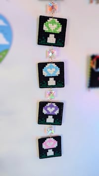 Image 3 of Rainbow mushroom wall-hanging