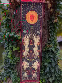 Image 16 of Love & Warmth Wall Scroll Woven Tapestry 