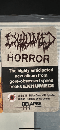 Image 2 of EXHUMED- “Horror”