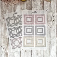 Image 1 of Sticker Frames | Matte Transparent Sticker Sheet | 5 Colours