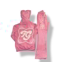 Image 2 of Camellias rose sweatsuit