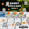 Bandit Raccoon Artisan Keycap