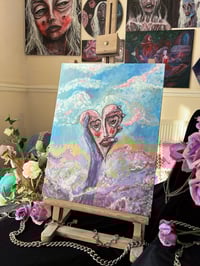 Image 5 of Holding Your Heart In My Hand Original Painting