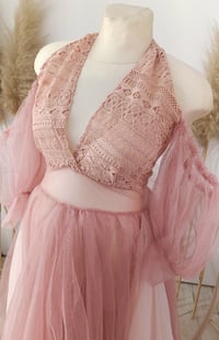 Image 6 of Photo prop | Tulle gown for photoshoot | Elvina | size S-M-L | pregnancy | rose