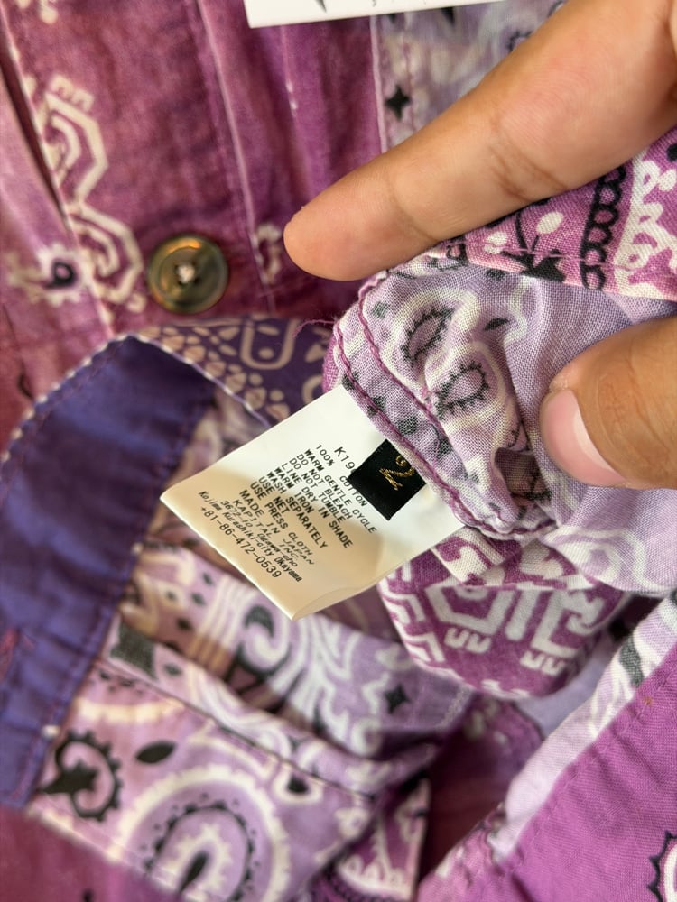 Image of Kapital Bandana Patchwork Button Up