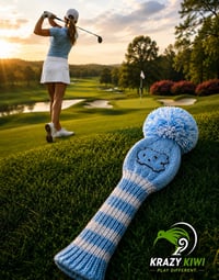 Image 3 of North Carolina Tarheels blue white College football Golf Club custom Club Covers Father’s Day gift