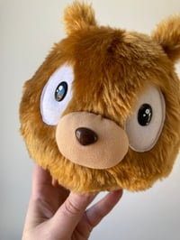 Image 5 of Honey brown Woff plushie from Hilda cartoon - made to order