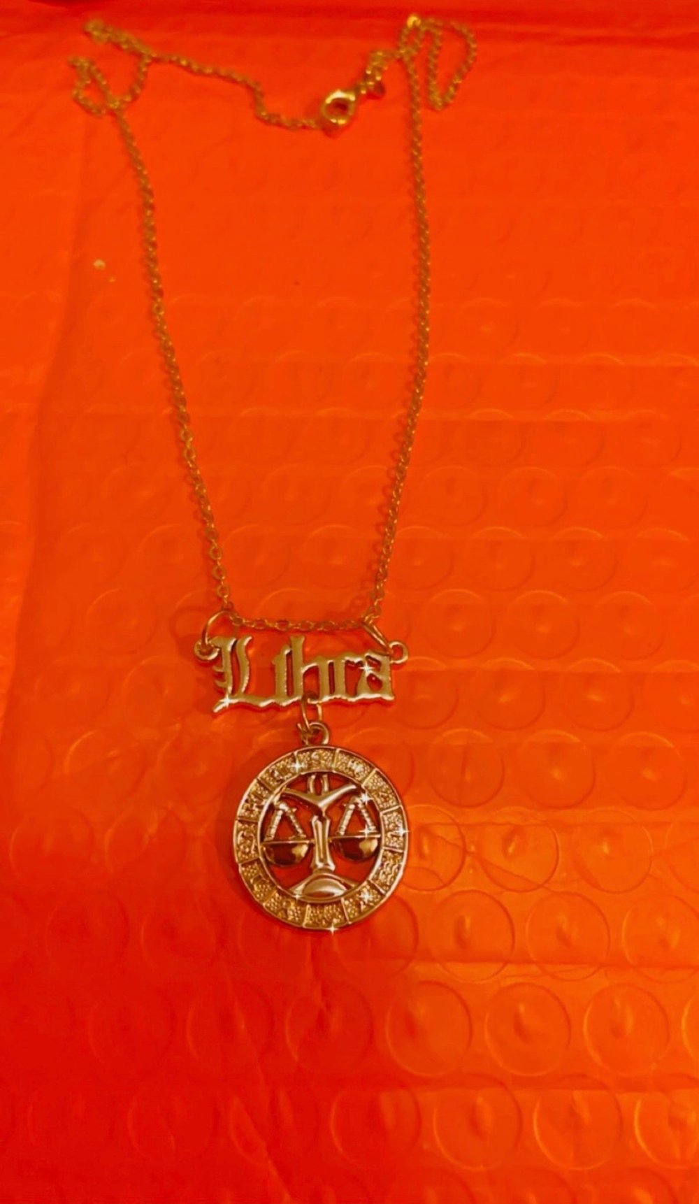 Image of zodiac sign necklaces