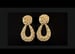 Image of Gold Clustered Pierced Earrings 