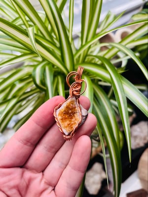 Image of Citrine mini necklace 