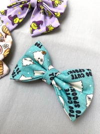 Image 4 of Halloween Bow Ties or Sailor Bows / Witchy Frogs / Too Cute to Spook / Ghosts and Bats