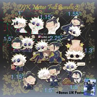 Image 3 of JJK Meme Pin Series 2