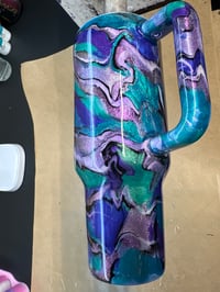 40oz Stan purple teal