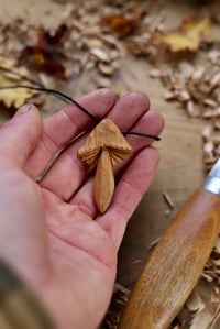 Image 10 of Mushroom Pendant Necklace. 