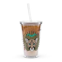 Image 3 of Clear plastic tumbler fl panther