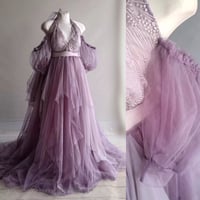 Image 2 of Photoshooting tulle dress Elvina | size S-M-L | purple